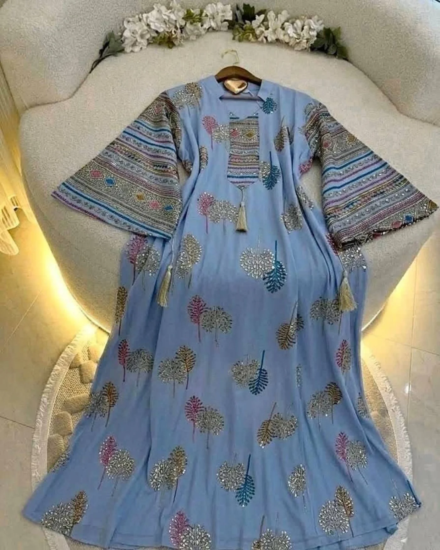 فستان كتان مستورد